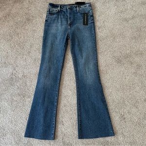 Just Black - Medium Wash Flare Jeans